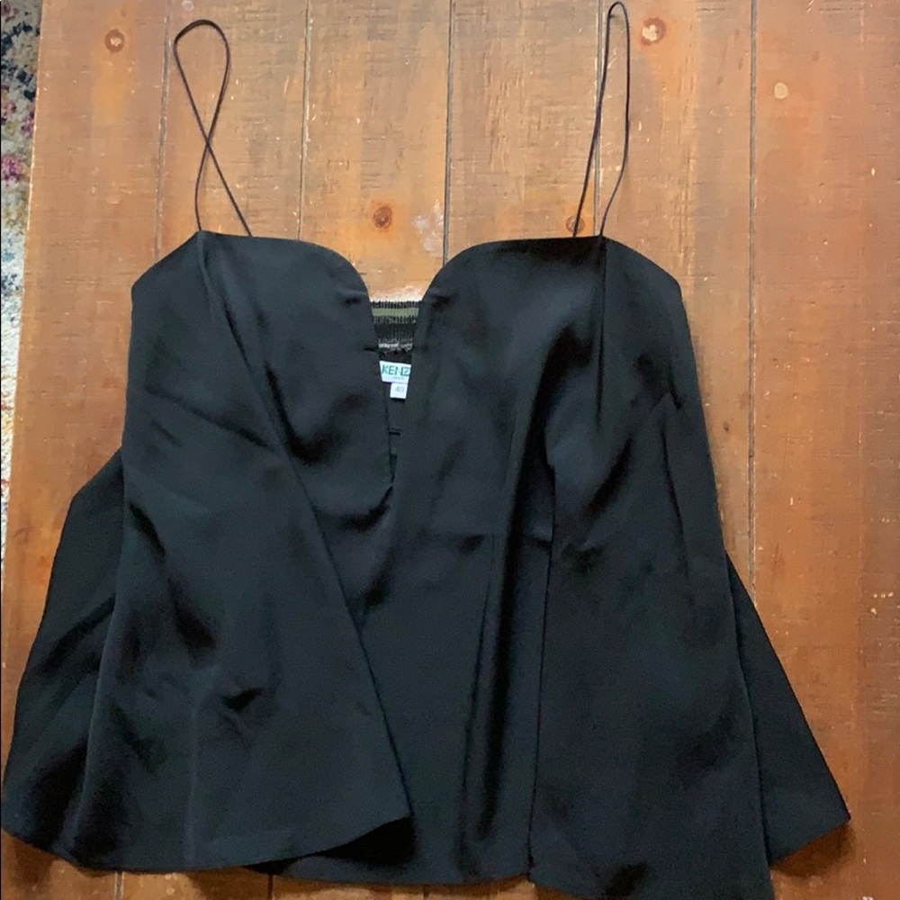 Kenzie Paris Flowy Spaghetti Strap Night Out Tank